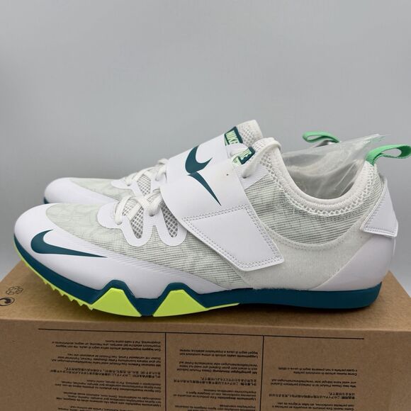 Nike Zoom Pole Vault PV Elite White Spikes Track Shoes Men\'s 11.5 NEW FZ9649-100 main image 4